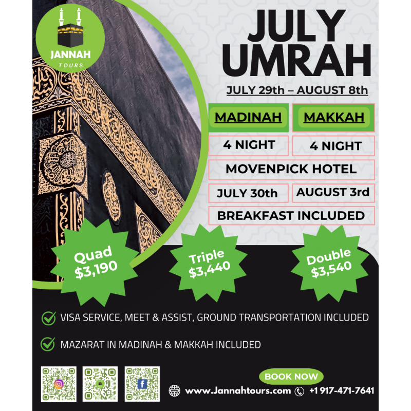 JULY UMRAH